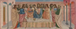 The Dormition of the Virgin by Bernardino Di Giovanni Da Castelletto Oil Painting