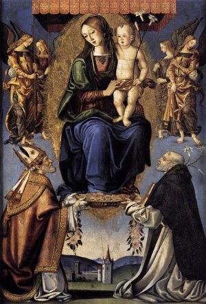 Madonna and Child with Sts Severino and Dominic