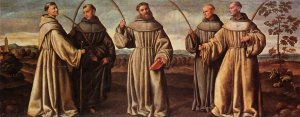 Franciscan Martyrs Oil painting by Bernardino Licinio