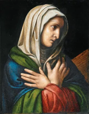 Madonna Addolorata by Bernardino Luini Oil Painting