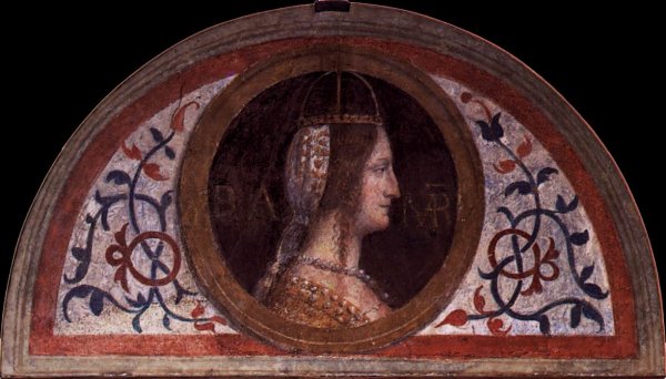 Main Product Photo of Portrait of Bianca Maria Visconti Painting by Bernardino Luini
