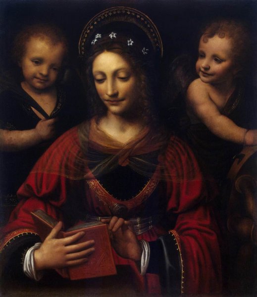 Main Product Photo of Saint Catherine Painting by Bernardino Luini