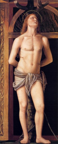 Main Product Photo of St Sebastian Painting by Bernardino Luini