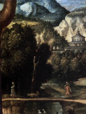 The Penitent St Jerome Detail Oil painting by Bernardino Luini