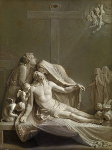 Deposition  by Bernardino Nocchi - Hand-Painted Oil Painting Reproduction