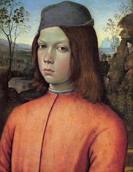 Main Product Photo of Portrait of a Boy Painting by Bernardino Pinturicchio
