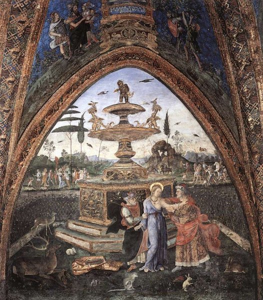Main Product Photo of Susanna and the Elders Painting by Bernardino Pinturicchio