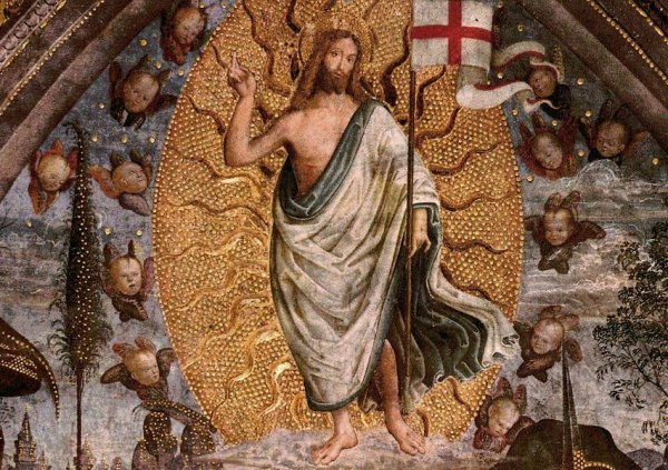 Main Product Photo of The Resurrection Centre View Painting by Bernardino Pinturicchio