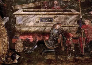 The Resurrection Lower Center View painting by Bernardino Pinturicchio