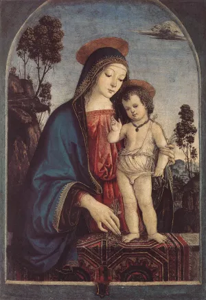 The Virgin and Child painting by Bernardino Pinturicchio