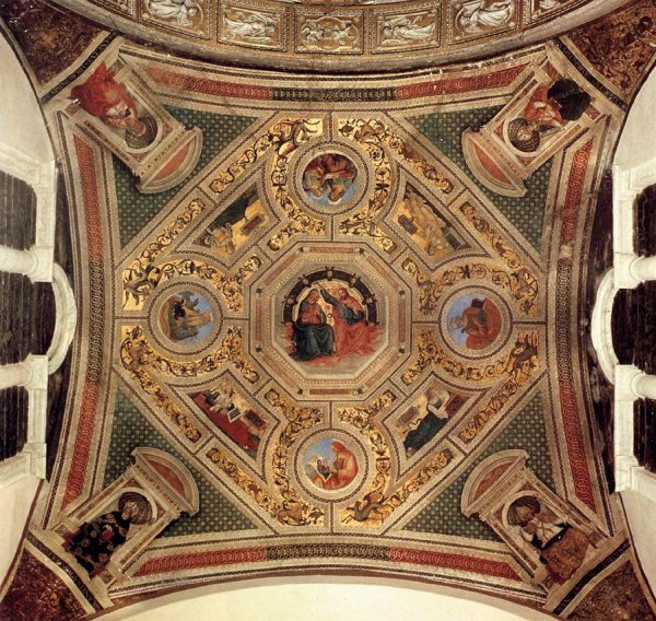 Main Product Photo of Vault Decoration Painting by Bernardino Pinturicchio