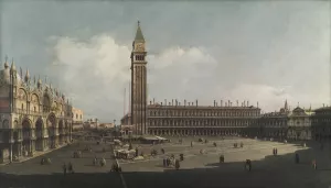 Piazza San Marco, Venice by Bernardo Bellotto Oil Painting