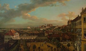 View of Warsaw from the Terrace of the Royal Castle by Bernardo Bellotto Oil Painting