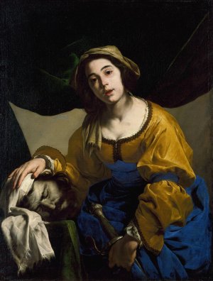 Judith with the Head of Holofernes by Bernardo Cavallino Oil Painting