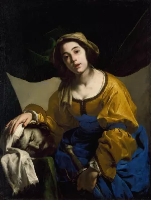 Judith with the Head of Holofernes by Bernardo Cavallino Oil Painting