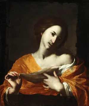 Saint Agatha by Bernardo Cavallino Oil Painting