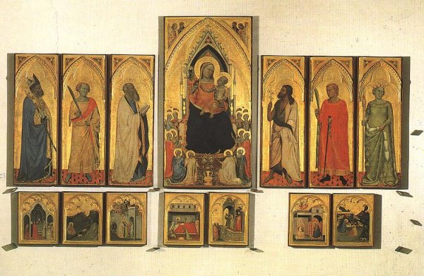 Main Product Photo of Polyptych of Saint Pancrazio Painting by Bernardo Daddi