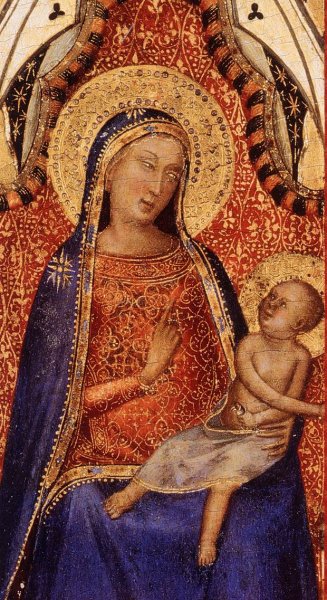 Main Product Photo of Triptych Detail Painting by Bernardo Daddi