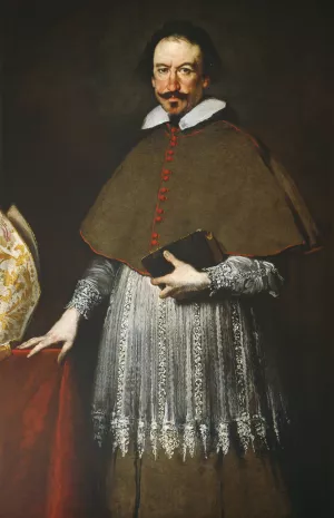 Bishop Alvise Grimani by Bernardo Strozzi Oil Painting