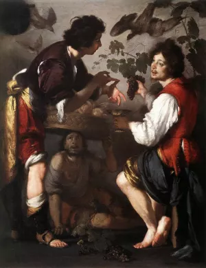 Joseph Telling His Dreams by Bernardo Strozzi Oil Painting