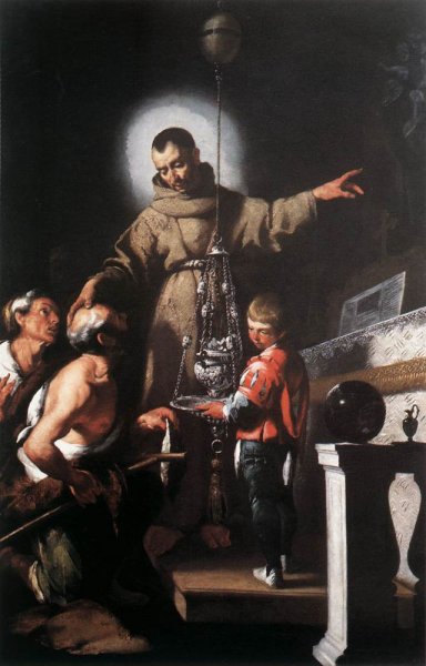 Main Product Photo of The Miracle of St Diego of Alcantara Painting by Bernardo Strozzi