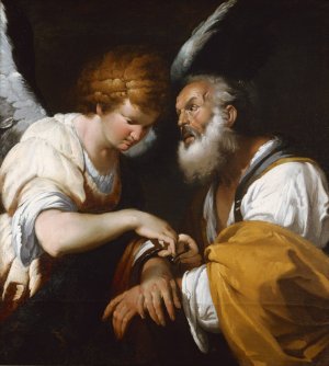 The Release Of St Peter by Bernardo Strozzi Oil Painting
