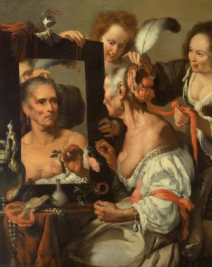 Vanitas by Bernardo Strozzi Oil Painting