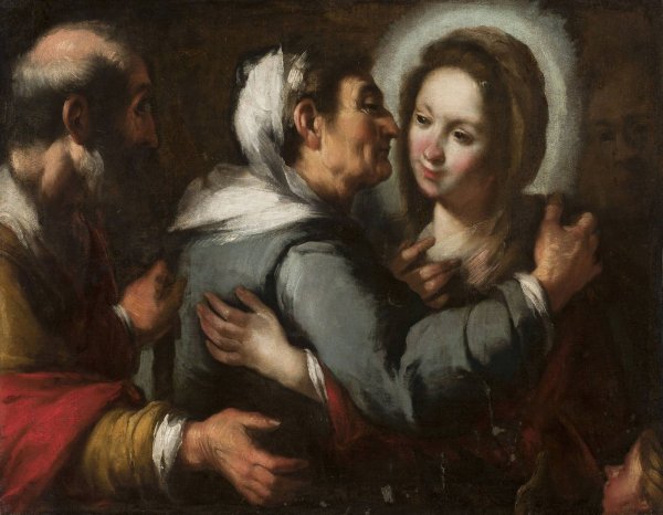 Main Product Photo of Visitation Painting by Bernardo Strozzi