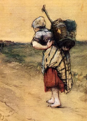 Homeward Bound by Bernardus Johannes Blommers Oil Painting