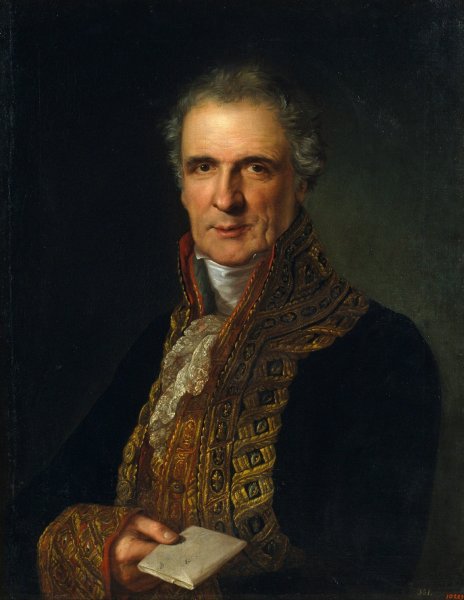 Portrait of Jose Maria Diez de Aznar  by Bernat Lopez Piquer - Hand-Painted Oil Painting Reproduction