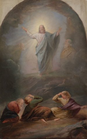 Glory Of Christ by Berndt Abraham Godenhjelm Oil Painting