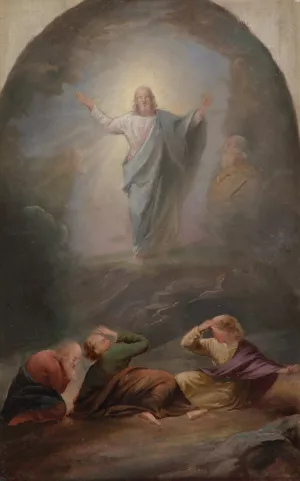 Glory Of Christ by Berndt Abraham Godenhjelm Oil Painting