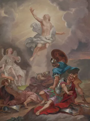 Resurrection Of Christ by Berndt Abraham Godenhjelm Oil Painting
