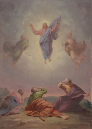 Transfiguration Of Christ by Berndt Abraham Godenhjelm Oil Painting