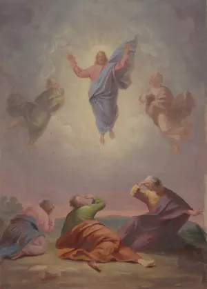 Transfiguration Of Christ by Berndt Abraham Godenhjelm Oil Painting