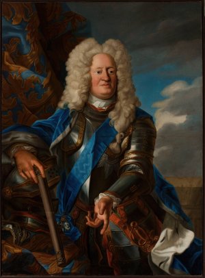 Portrait of Augustus William von Braunschweig by Bernhard Christoph Francke Oil Painting