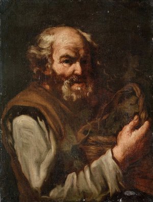 The Grape Picker by Bernhard Keil Oil Painting