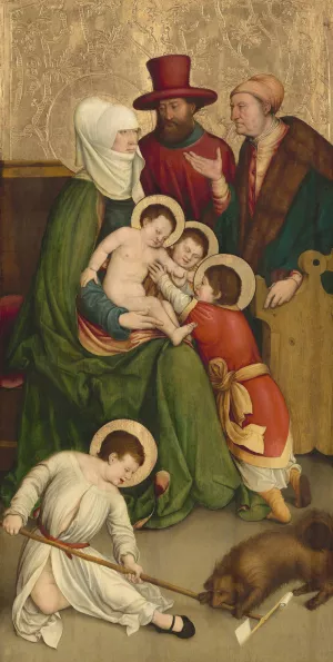 Saint Mary Cleophas and Her Family by Bernhard Strigel Oil Painting