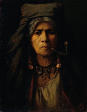 Zigeunerin by Berta Grafin Nako Oil Painting