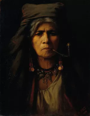 Zigeunerin by Berta Grafin Nako Oil Painting
