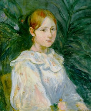 Alice Gamby En Buste by Berthe Morisot Oil Painting