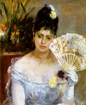 At the Ball painting by Berthe Morisot