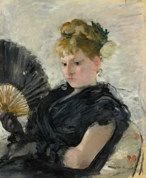 Femme a L'eventail by Berthe Morisot Oil Painting