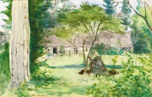 Paysage by Berthe Morisot Oil Painting
