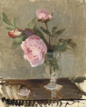 Peonies by Berthe Morisot Oil Painting