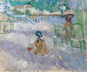 Plage De Nice by Berthe Morisot Oil Painting