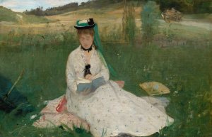 Reading by Berthe Morisot Oil Painting
