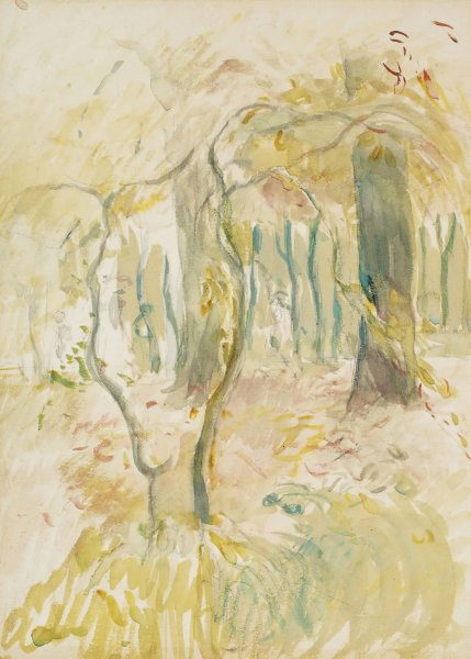 Main Product Photo of Sous-Bois  Painting by Berthe Morisot