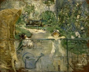 The Basket Chair by Berthe Morisot Oil Painting