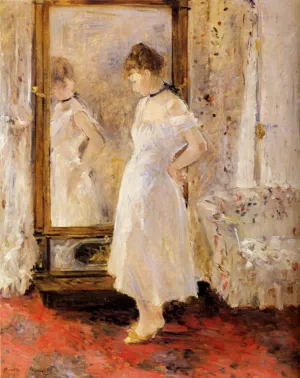 The Cheval Glass painting by Berthe Morisot